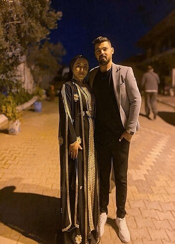 universal Beden Yöresel siyah elbise