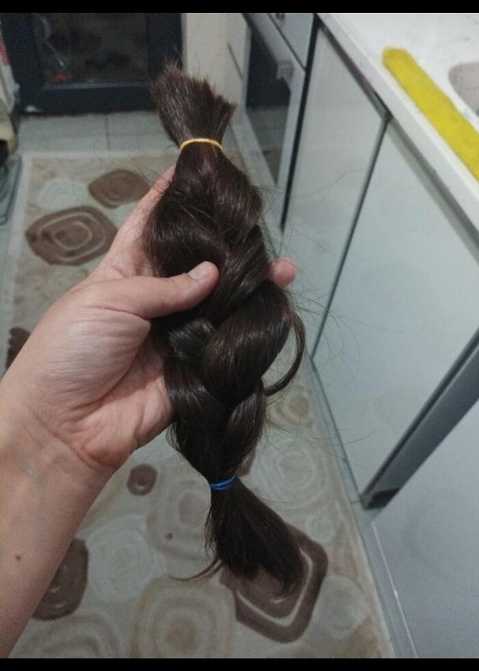 40 cm orijinal çocuk saçı - Görsel 2