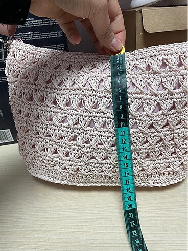 Kâğıt ip  çapraz çanta - Görsel 3