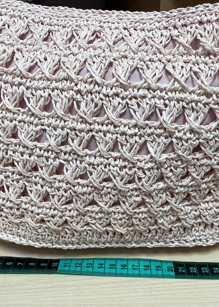 Kâğıt ip  çapraz çanta - Görsel 2