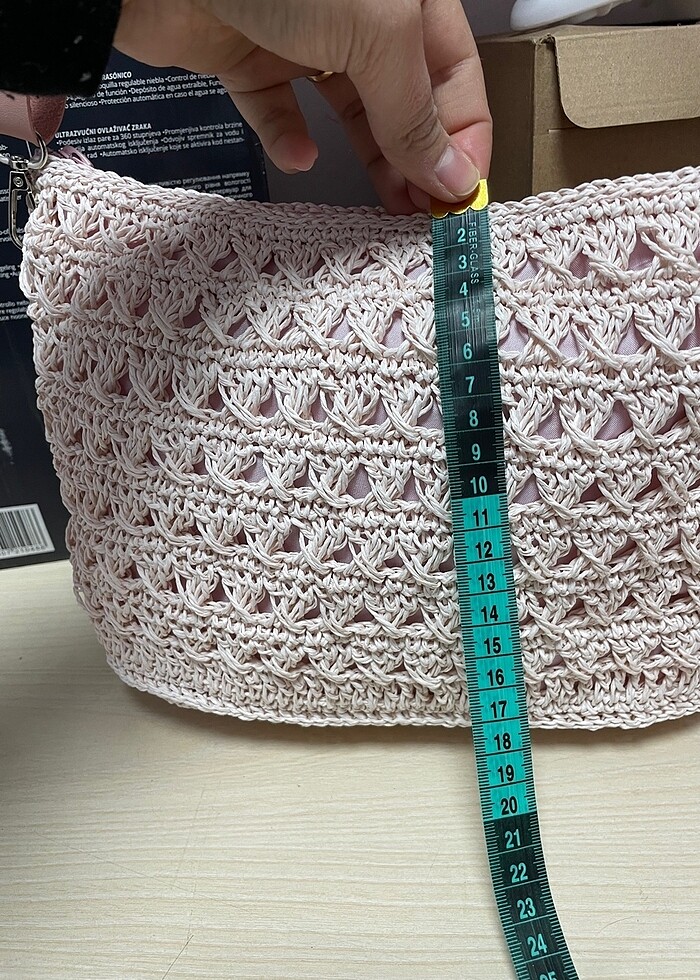 Kâğıt ip  çapraz çanta - Görsel 3