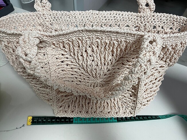 Mozaik model örgü çanta - Görsel 4