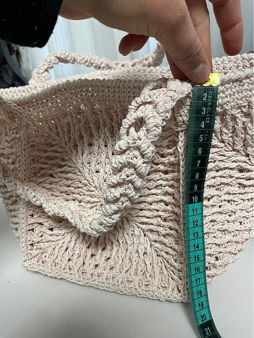 Mozaik model örgü çanta - Görsel 6