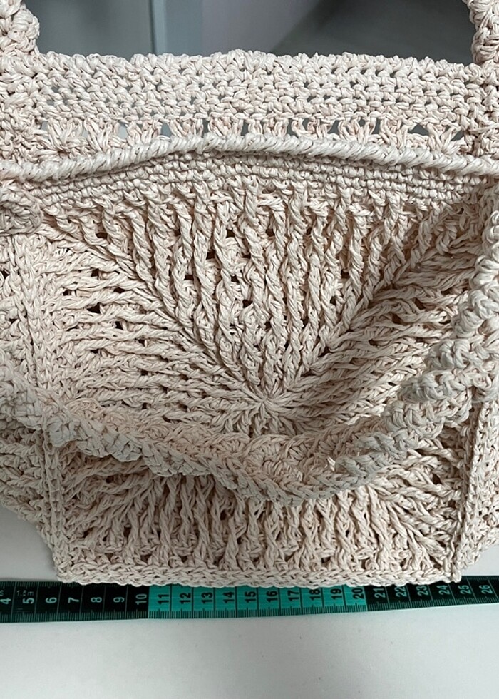 Mozaik model örgü çanta - Görsel 4