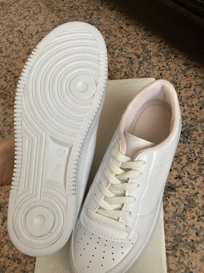 Beyaz Kadın Günlük Spor Ayakkabı - Görsel 4