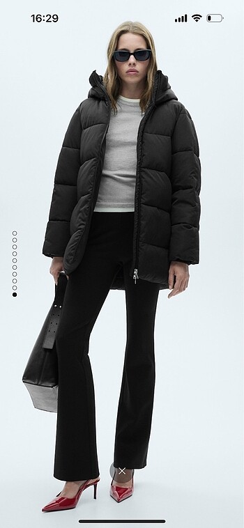 Mango kapüşonlu anorak mont
