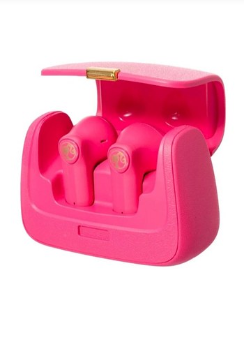 Barbie Pembe Bluetooth Kulaklık ve Çanta Seti - Görsel 2