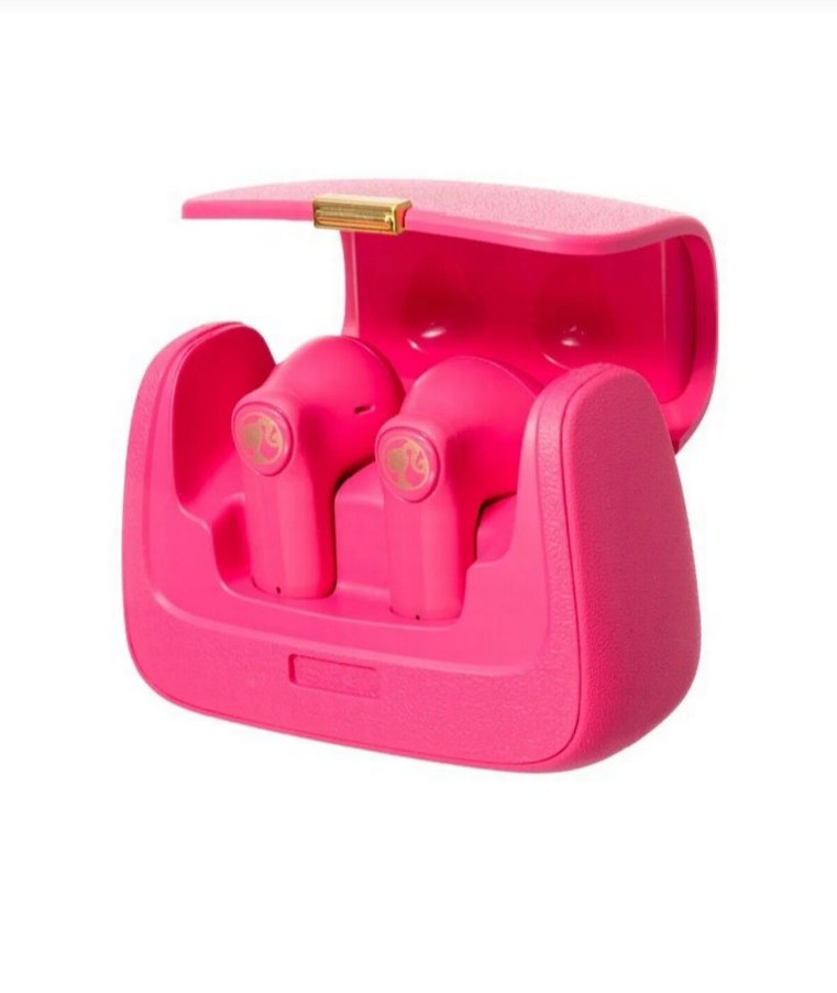 Barbie Pembe Bluetooth Kulaklık ve Çanta Seti - Görsel 2