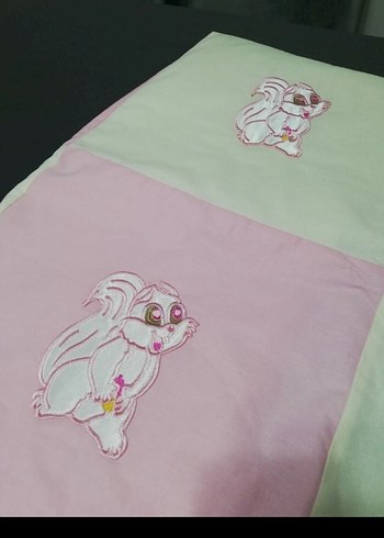 Nakışlı Pembe Çocuk Battaniyesi - Görsel 5