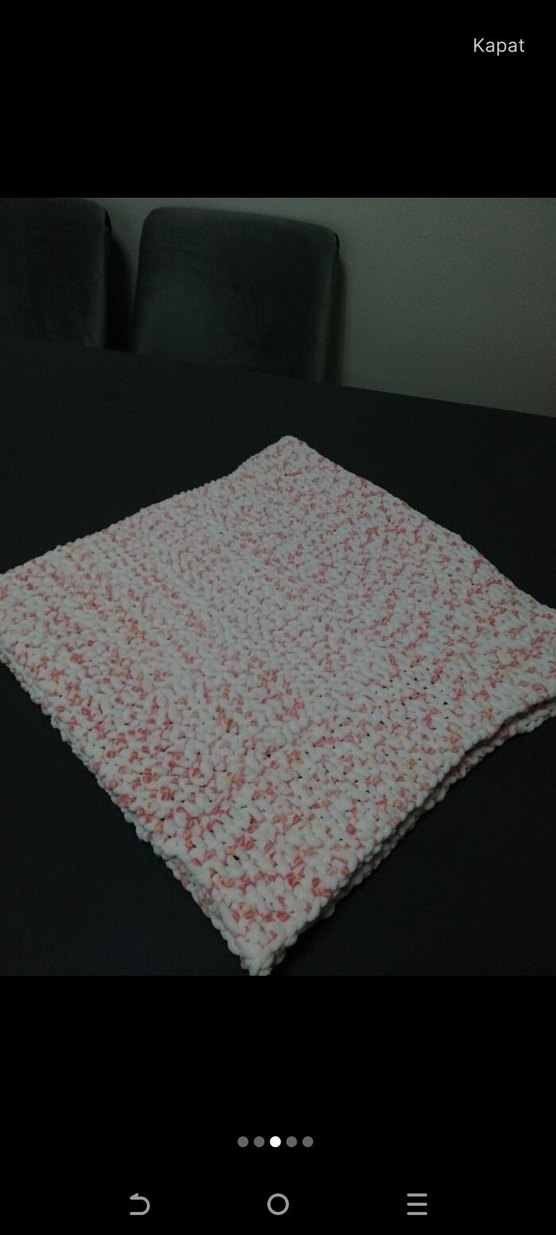 Beyaz Yumuşak Dokulu Battaniye - Görsel 3