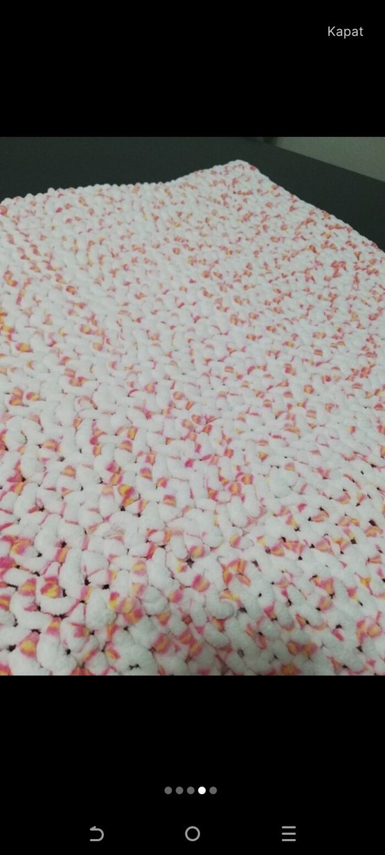 Beyaz Yumuşak Dokulu Battaniye - Görsel 4