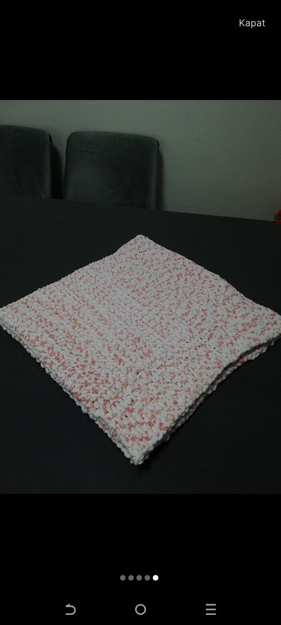 Beyaz Yumuşak Dokulu Battaniye - Görsel 5