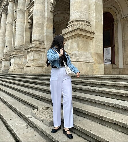 Primark Beyaz pantalon