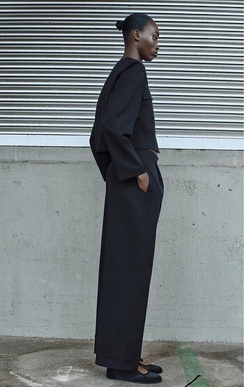 zara bantlı pantolon