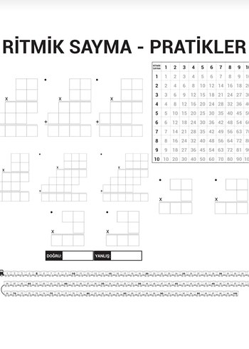 Yapıştırıcı, Bant ve Çivi Gerektirmeyen Çarpım Tablosu - Görsel 7