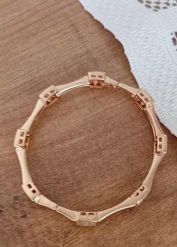  Beden altın Renk xuping 18k taşlı kelepçe