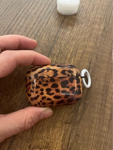 AirPods pro2 leopar desenli kulaklık kılıfı