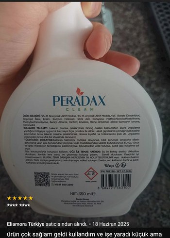 Peradax Stain Remover Leke Çıkarıcı Sprey 300ml - Görsel 5