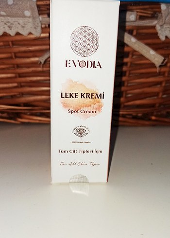 Evodia Leke Kremi Tüm Cilt Tipleri İçin
