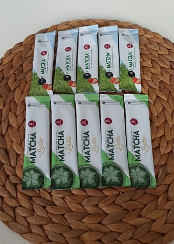  Beden Matcha Yeşil Çay Spirulina Tozu 10'lu