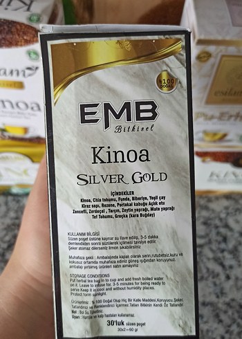  Beden Bitkisel Kinoa ve Yeşil Çay Karışımları