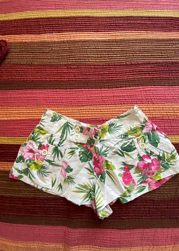 BERSHKA MİNİ KETEN ŞORT