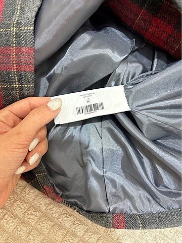 xs Beden Ekose blazer