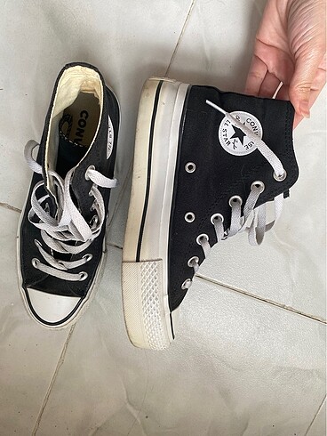 37 Beden siyah Renk Kadın siyah converse