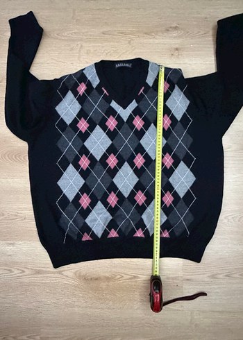 Erkek V Yaka Triko Kazak - Görsel 7