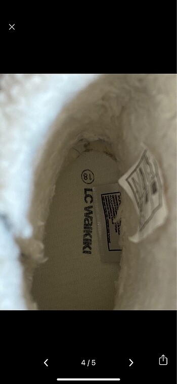 18 Beden gri Renk LCW unisex ikiz bebek panduf/ev botu