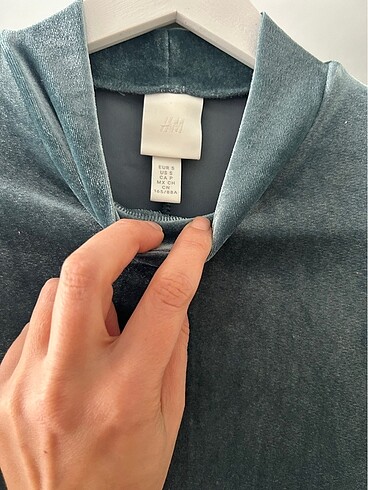 s Beden H&m kadife mini elbise