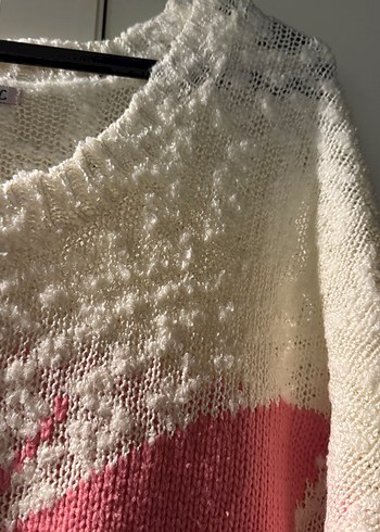 Uzun Kollu Örgü Kadın Kazak - Görsel 5