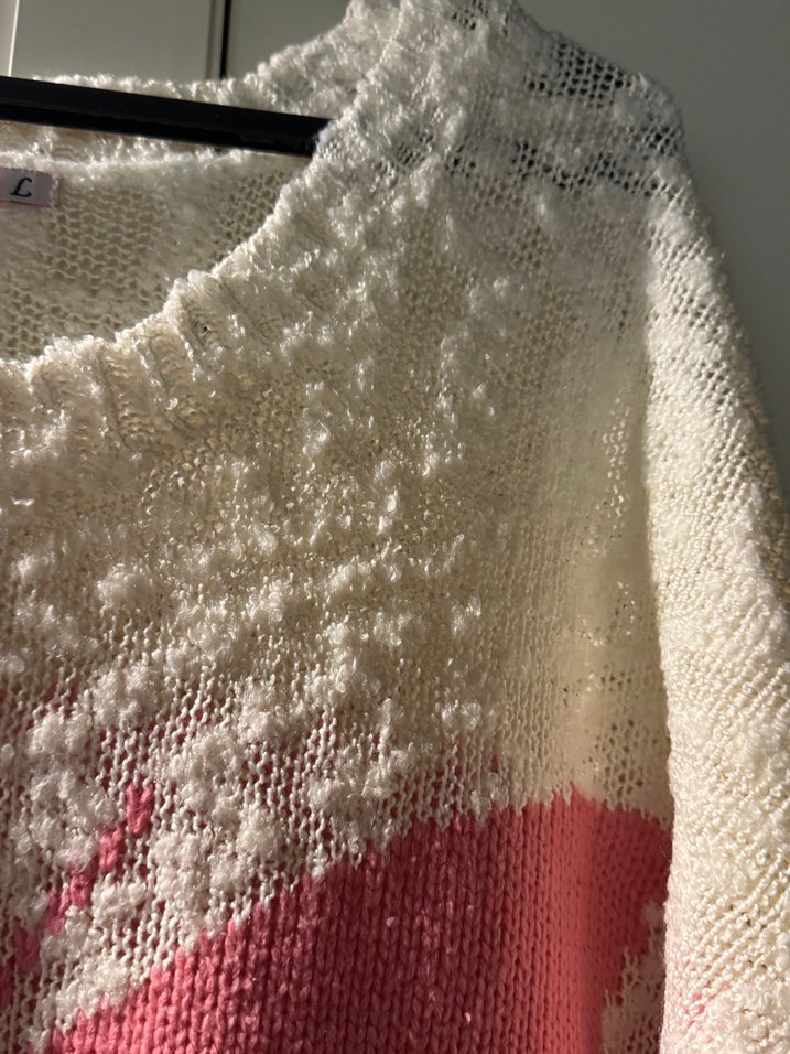 Uzun Kollu Örgü Kadın Kazak - Görsel 5