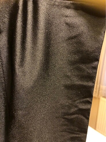 Siyah parlak tayt - Görsel 2