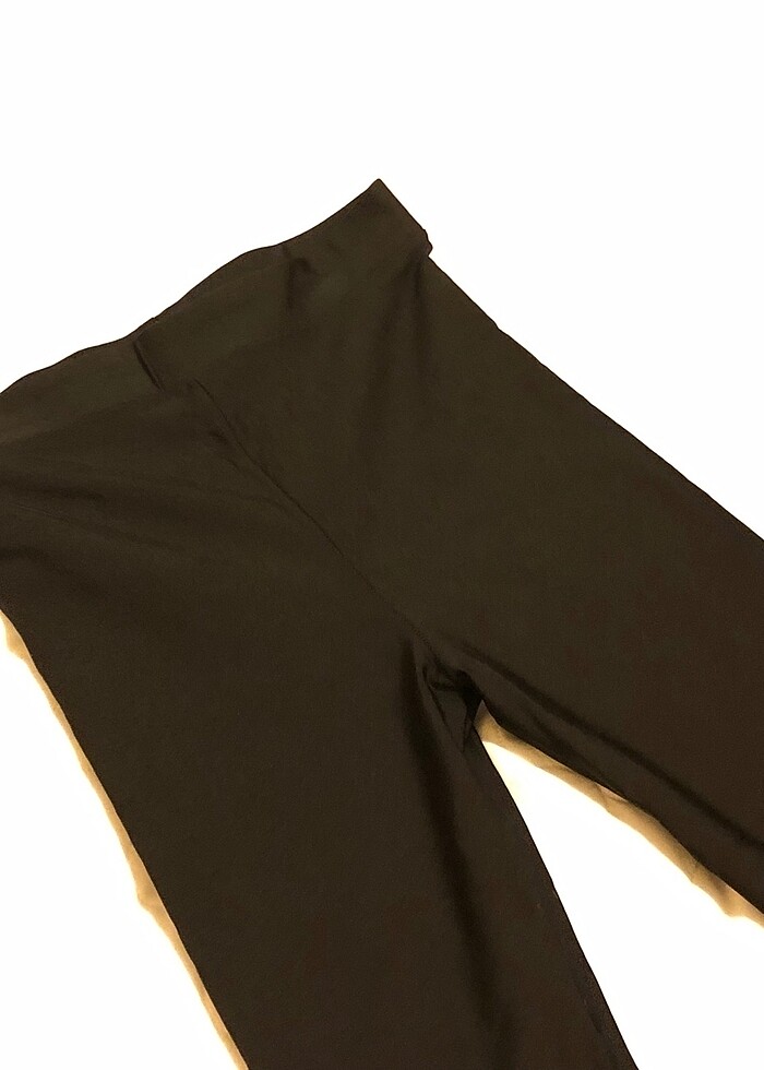 Siyah parlak tayt - Görsel 4