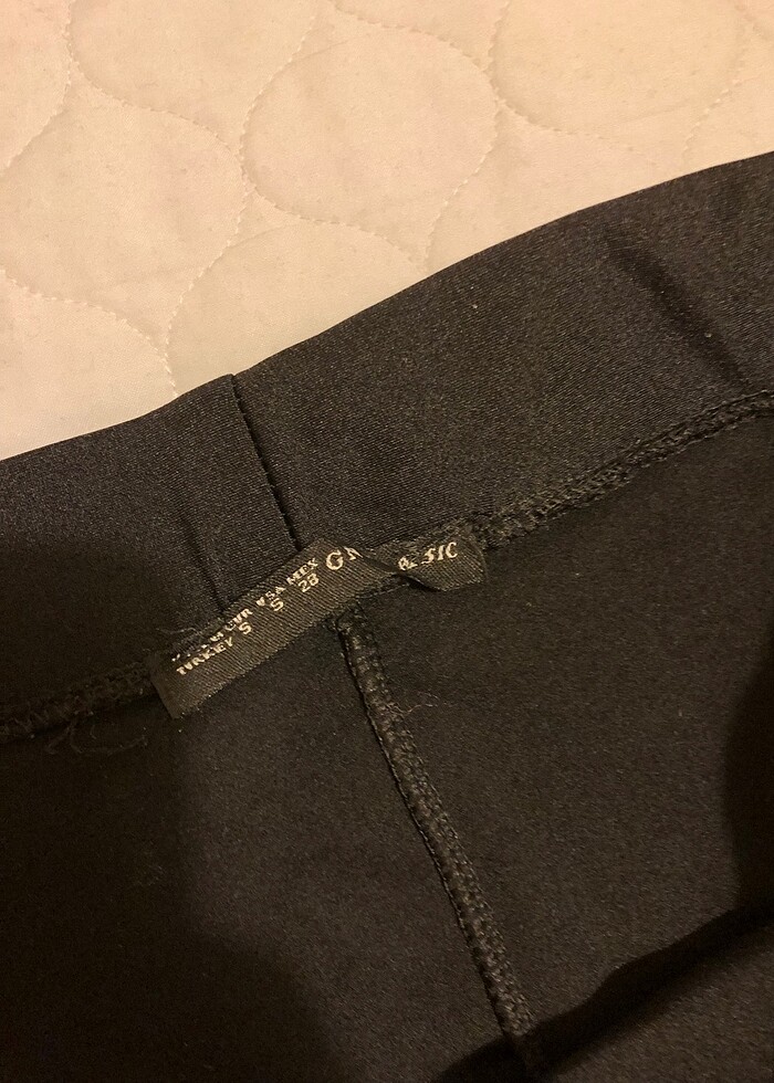 Siyah parlak tayt - Görsel 3