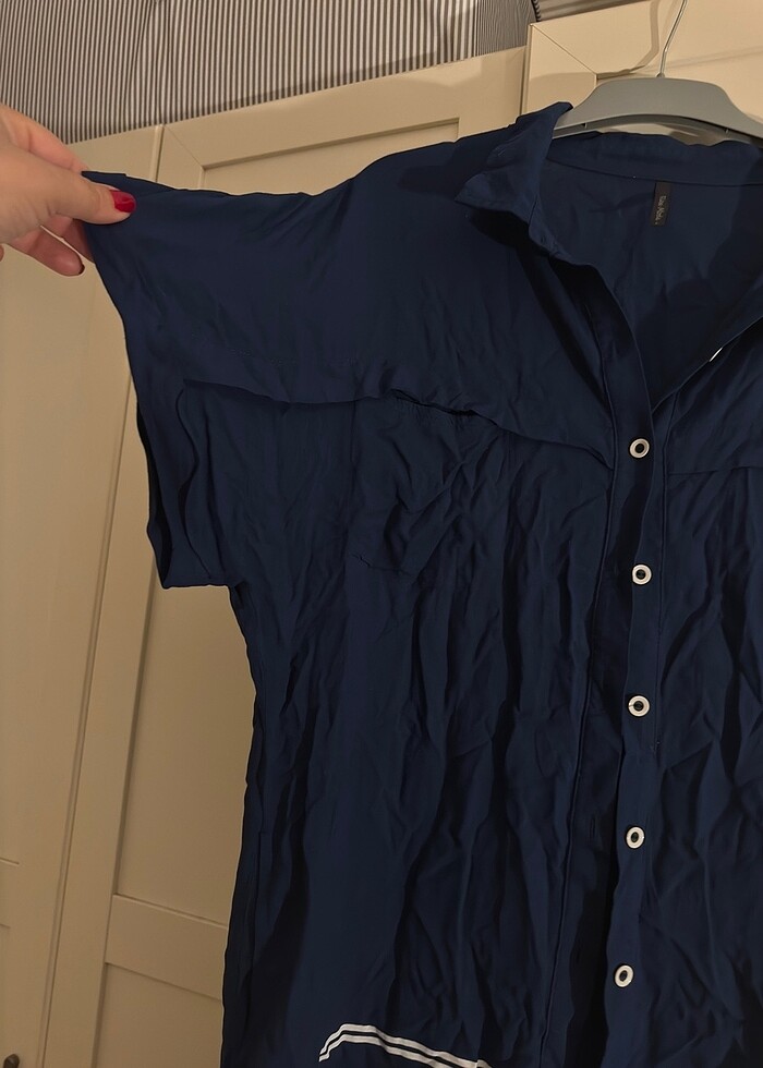 Gömlek Elbise - Görsel 3