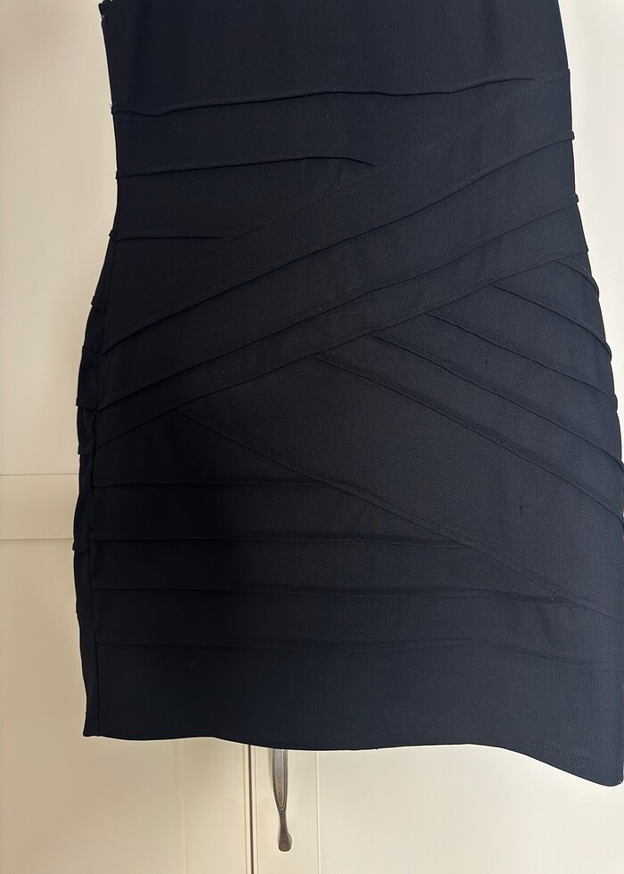 Koton siyah elbise - Görsel 4