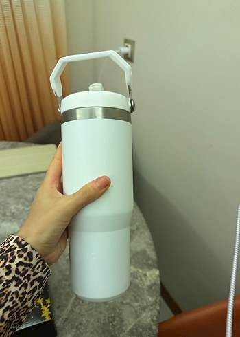 Beyaz Stanley  Termos Şişesi - Görsel 2