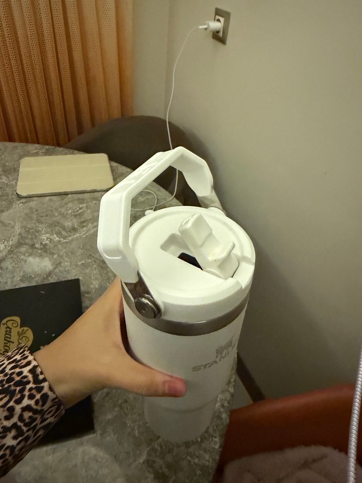 Beyaz Stanley  Termos Şişesi - Görsel 4