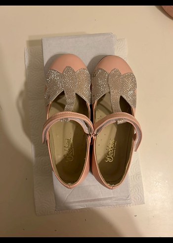 Bebbini Kız Çocuk Pembe Babet - Görsel 5