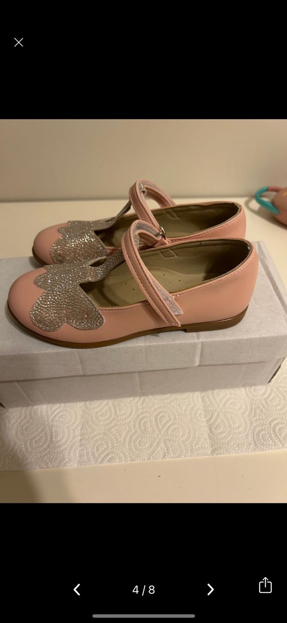 Bebbini Kız Çocuk Pembe Babet - Görsel 4