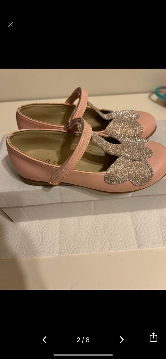 Bebbini Kız Çocuk Pembe Babet - Görsel 2