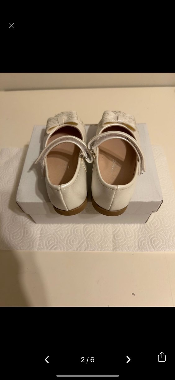 Krem Rengi Kız Çocuk Babet - Görsel 2