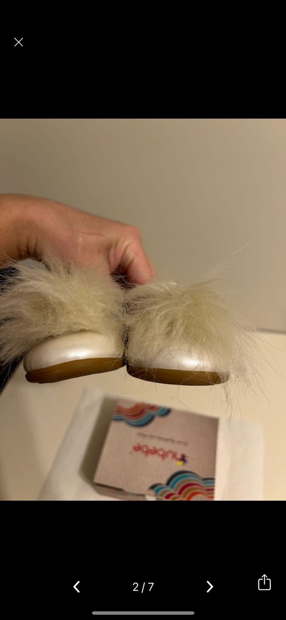 NuBebe Krem Rengi Ponponlu Babet - Görsel 2