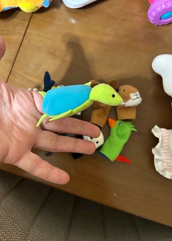 İkea Renkli Hayvan Parmak Kuklaları Seti - Görsel 4