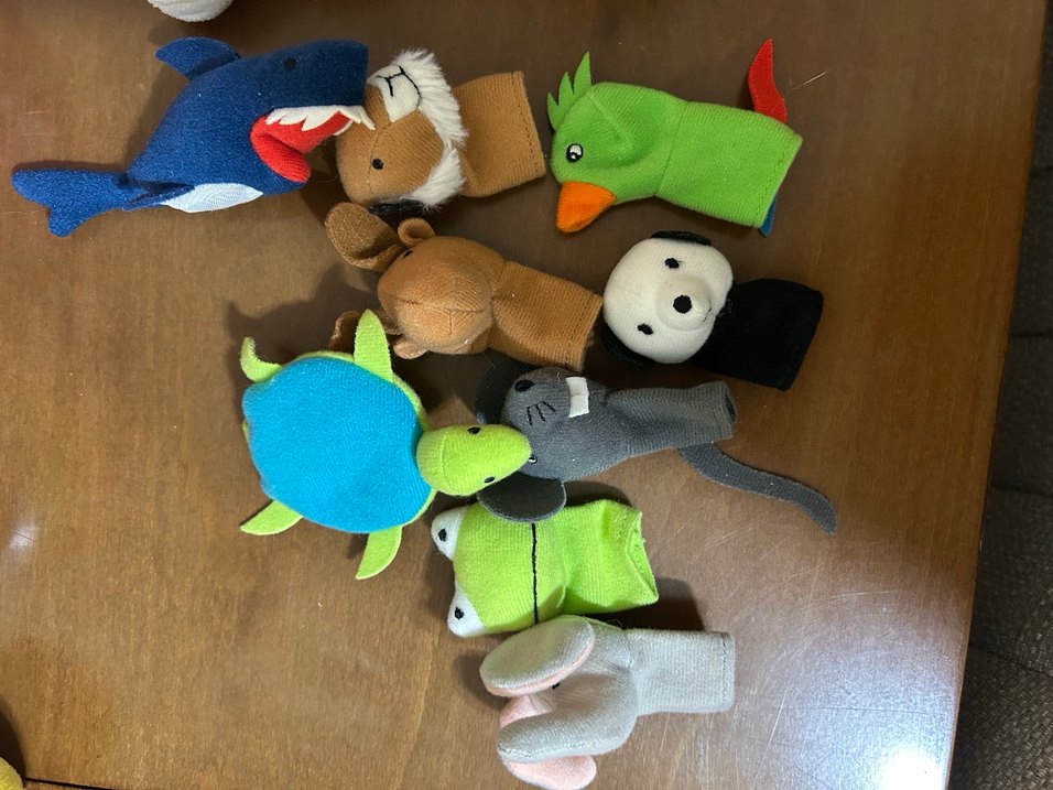 İkea Renkli Hayvan Parmak Kuklaları Seti - Görsel 2