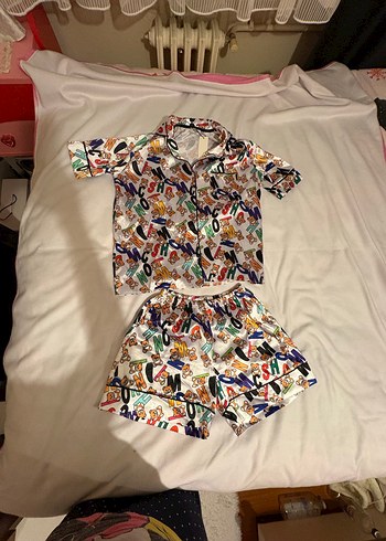 Moschino Love Ayıcık Desenli Pijama etiketli - Görsel 5