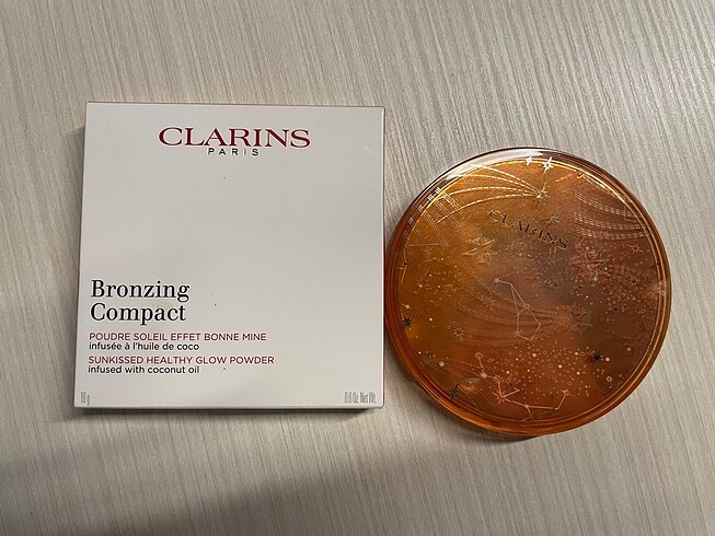  Beden Clarins ışıltılı allık-pudra sıfır ayarında