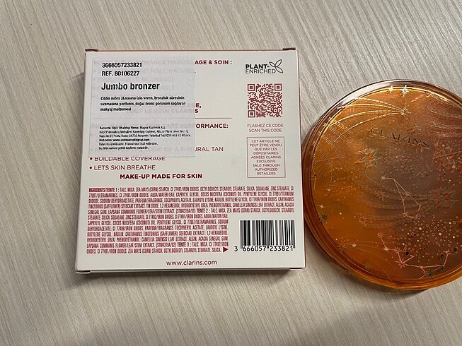 Clarins ışıltılı allık-pudra sıfır ayarında - Görsel 7